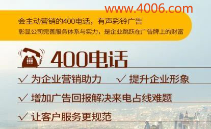 400電話讓客戶服務更規(guī)范